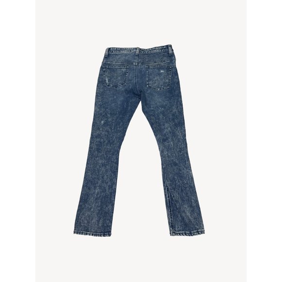 No Boundaries Jeans Womens 30/30 Blue Denim Distressed Straight Leg Pants Bottom - Picture 8 of 8